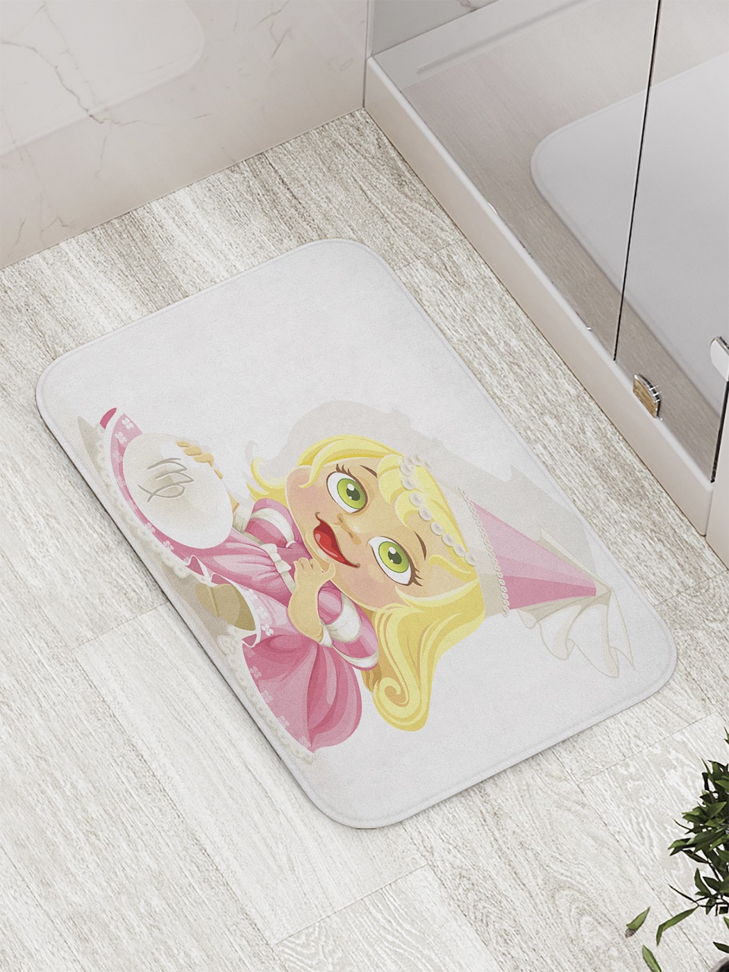 

Коврик противоскользящий для ванной, сауны, бассейна, 77х52 см bath_60211 JoyArty