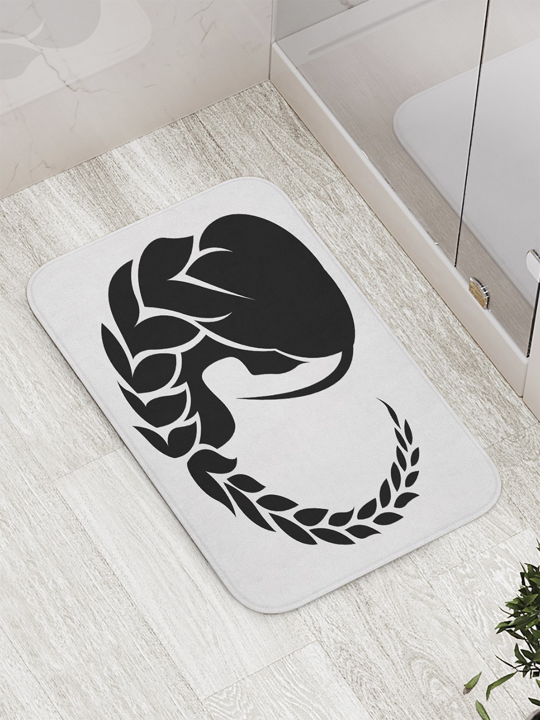 

Коврик противоскользящий для ванной, сауны, бассейна, 77х52 см bath_60209 JoyArty