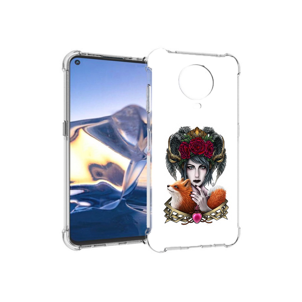 

Чехол MyPads Tocco для Nokia G10 девушка с лисой (PT171673.98.314), Tocco