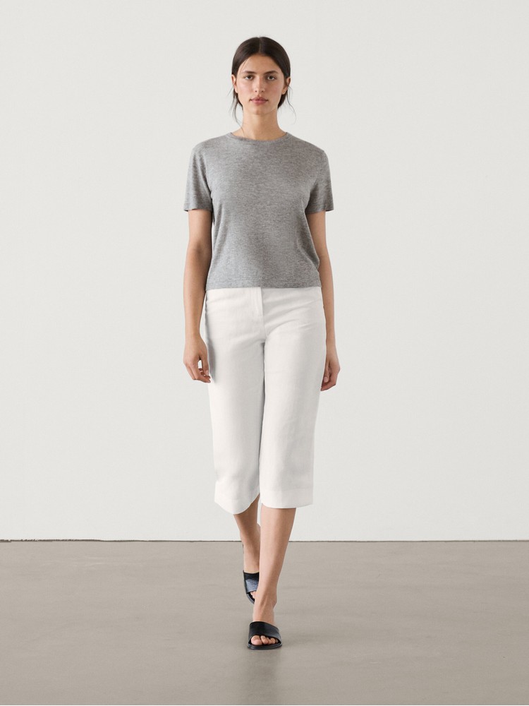 

джемпер женский Massimo Dutti 5615/516-I2024 серый S, 5615/516-I2024