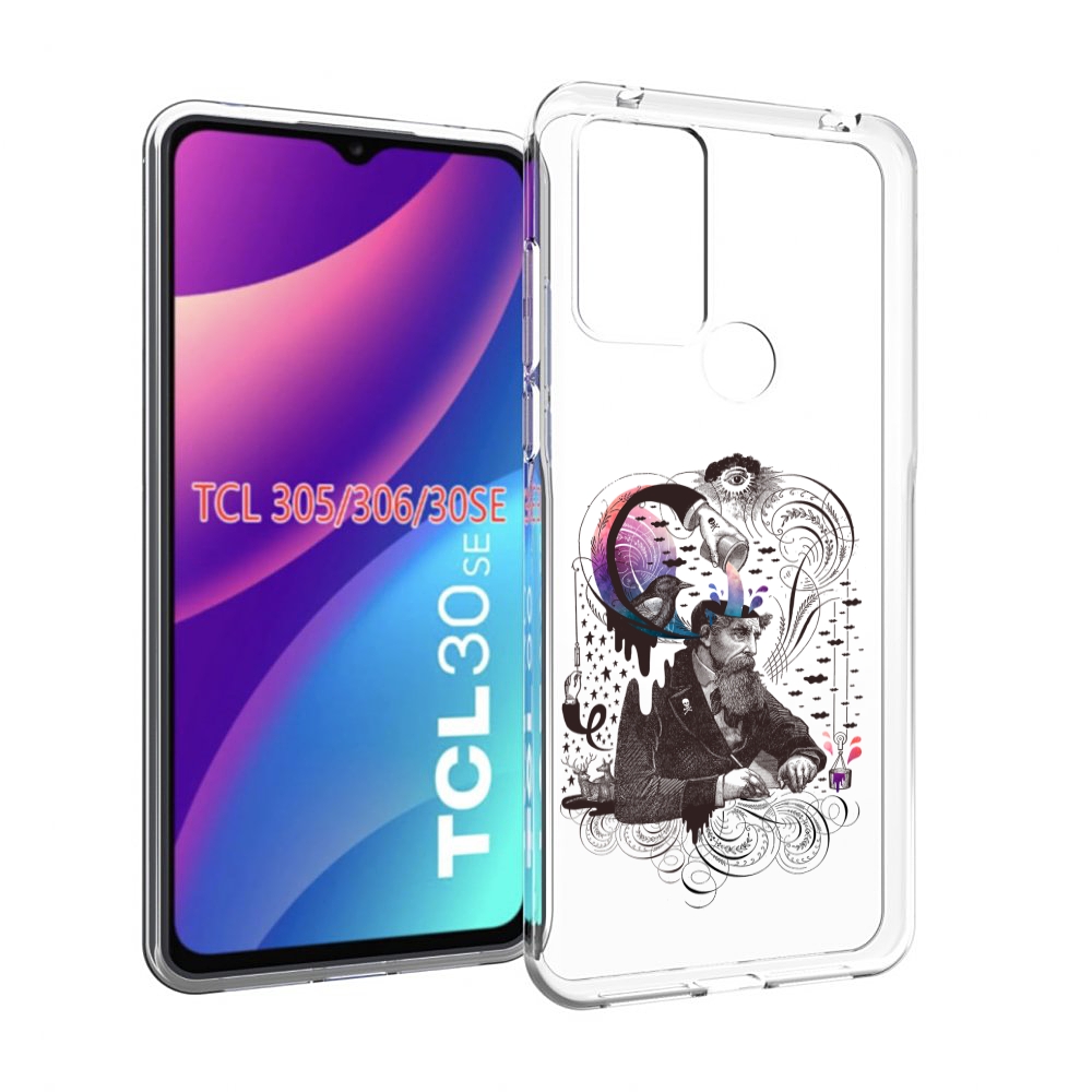 

Чехол MyPads абстракция думающий мужчина для TCL 30SE/305/306/30E, Tocco