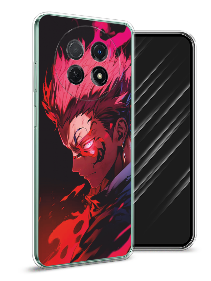 

Чехол Awog на Huawei Nova Y91 "Взгляд Сукуны", Розовый;красный;черный, 6121650-1