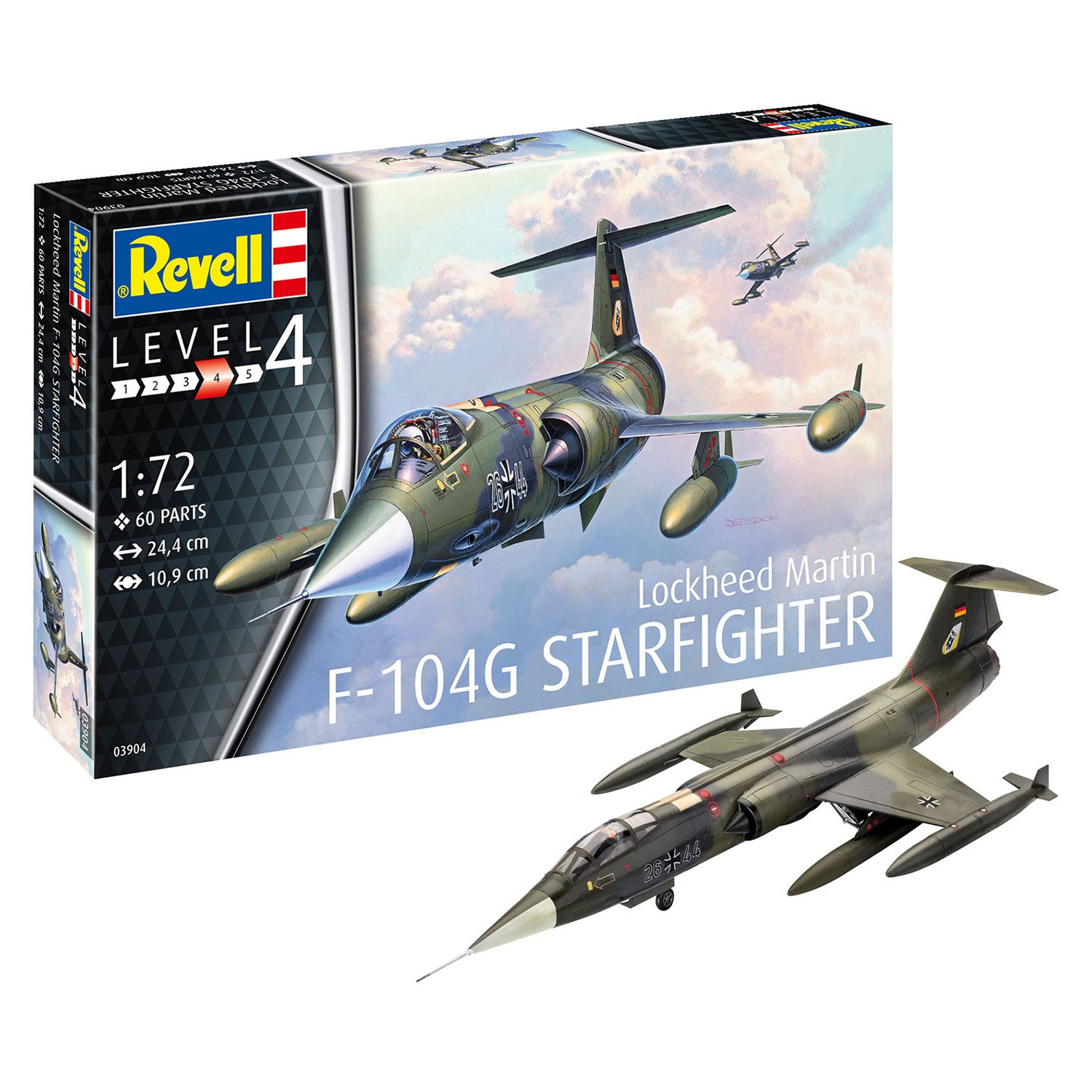 

Сборная модель самолета Revell F-104 «Старфайтер», 1:72 03904