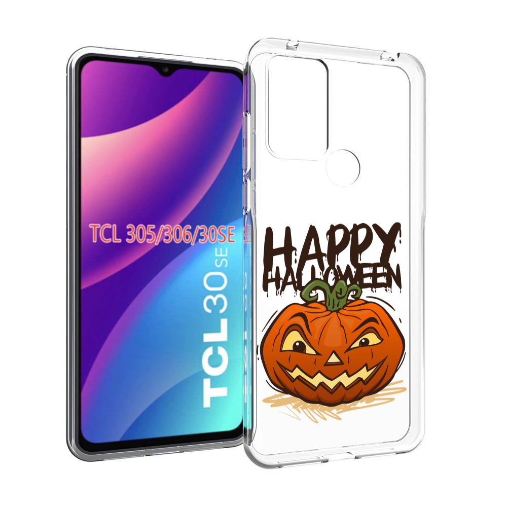 

Чехол MyPads Хэллоуин счастливый для TCL 30SE/305/306/30E, Tocco