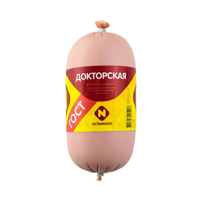 

Колбаса Останкино Докторская ГОСТ вареная