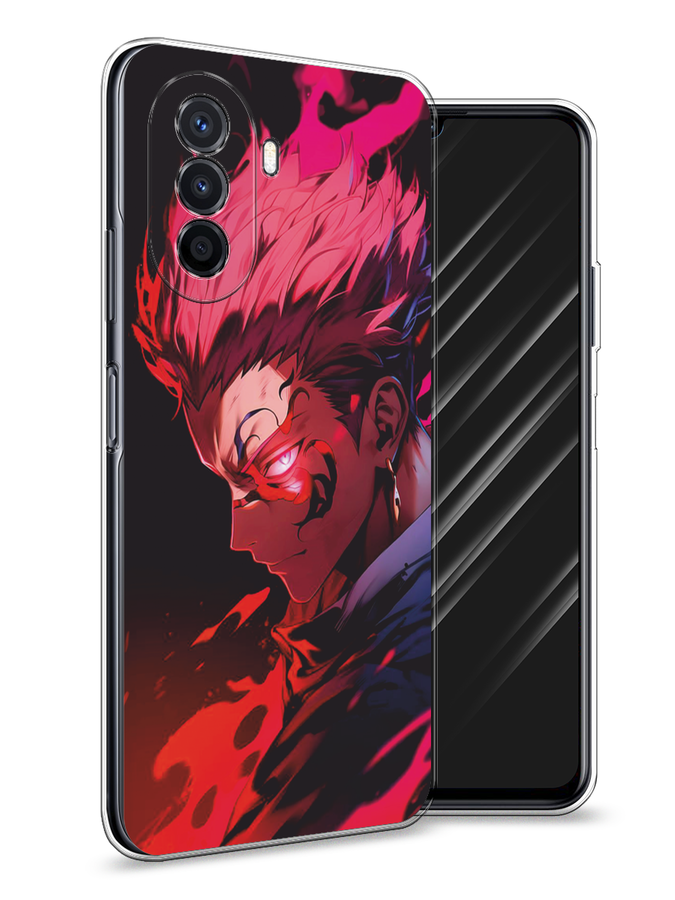 

Чехол Awog на Huawei Nova Y70/Y71 "Взгляд Сукуны", Розовый;красный;черный, 6109150-1