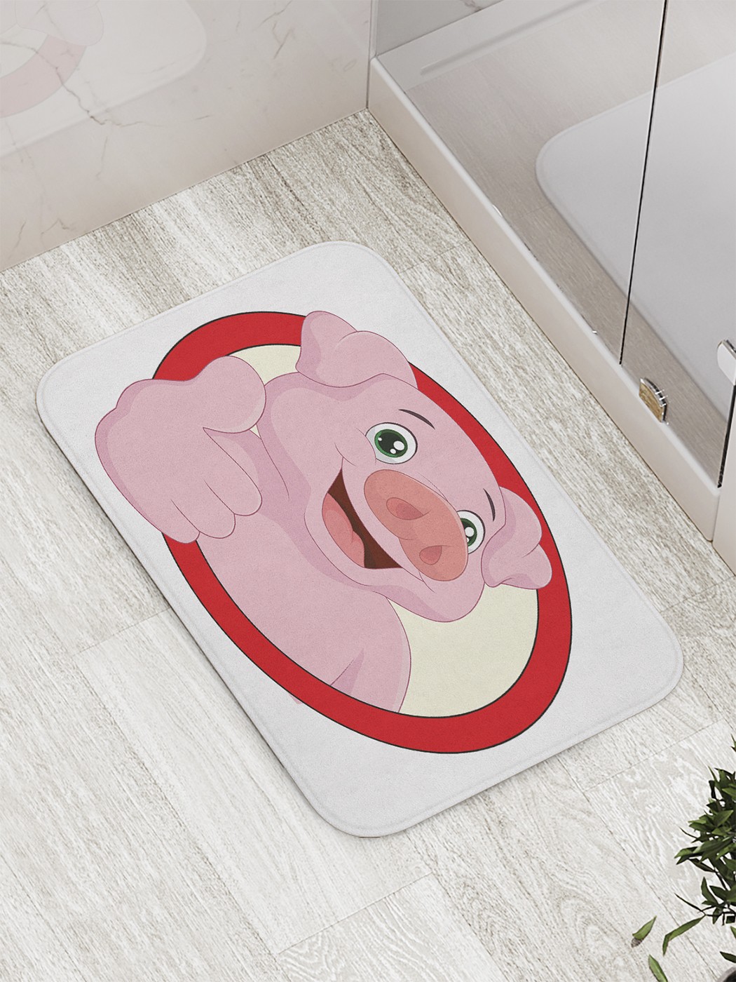 

Коврик противоскользящий для ванной, сауны, бассейна, 77х52 см bath_60125 JoyArty