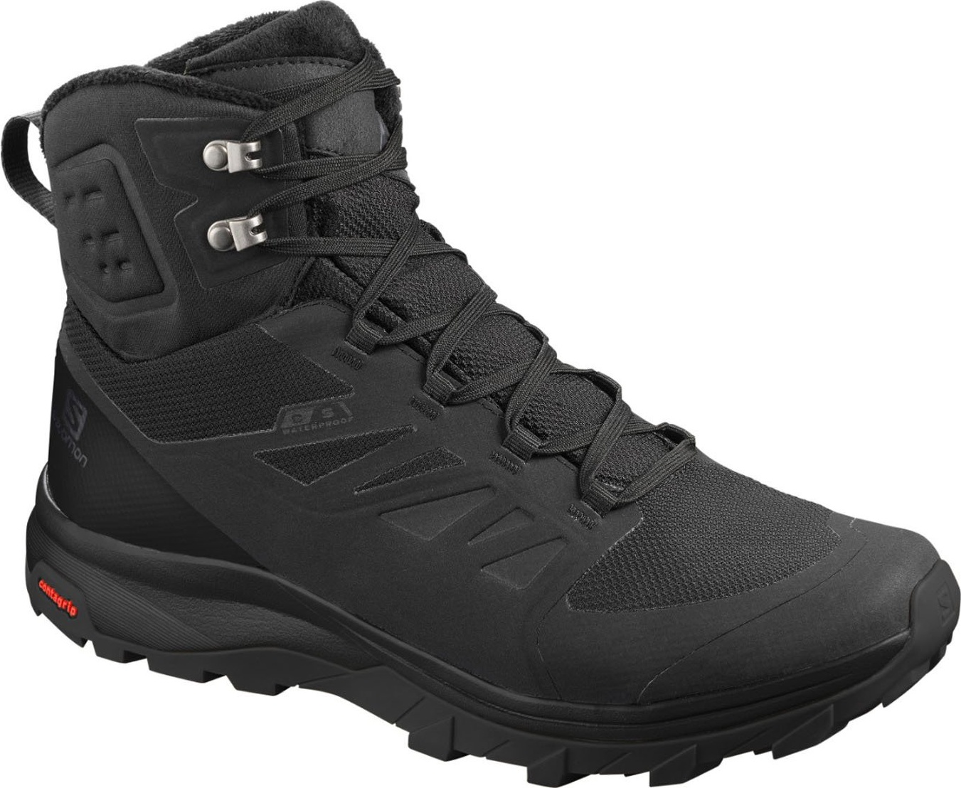 Ботинки Salomon Outblast Ts Cswp, black/black/black, 10.5 UK