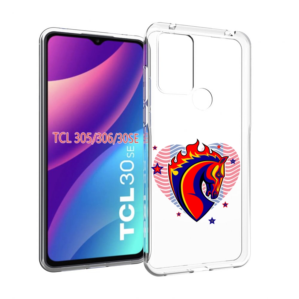 

Чехол MyPads ФК ЦСЛ Лошадь для TCL 30SE / TCL 305 / TCL 306 / TCL 30E, Tocco