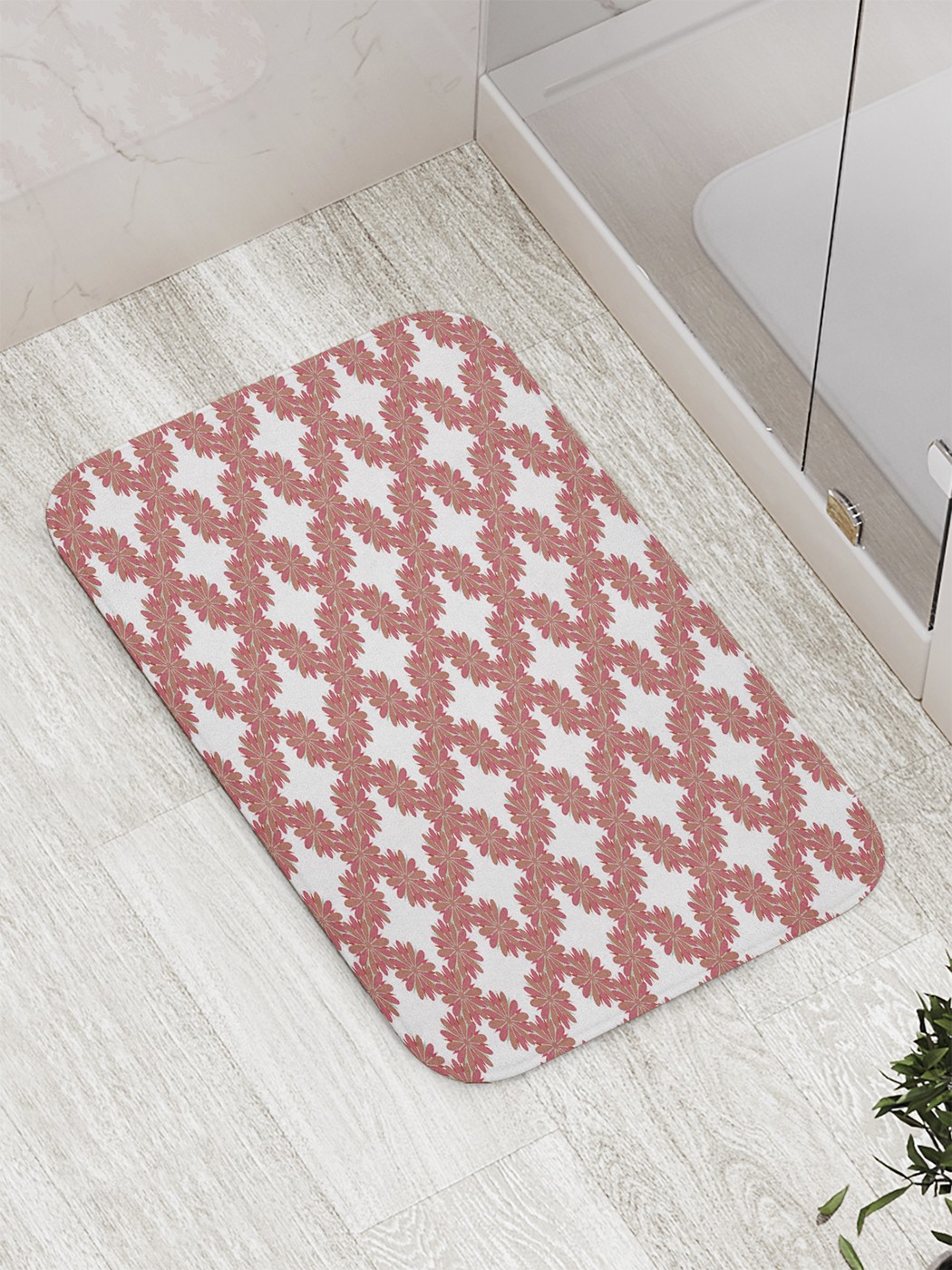 

Коврик противоскользящий для ванной, сауны, бассейна, 77х52 см bath_60109 JoyArty
