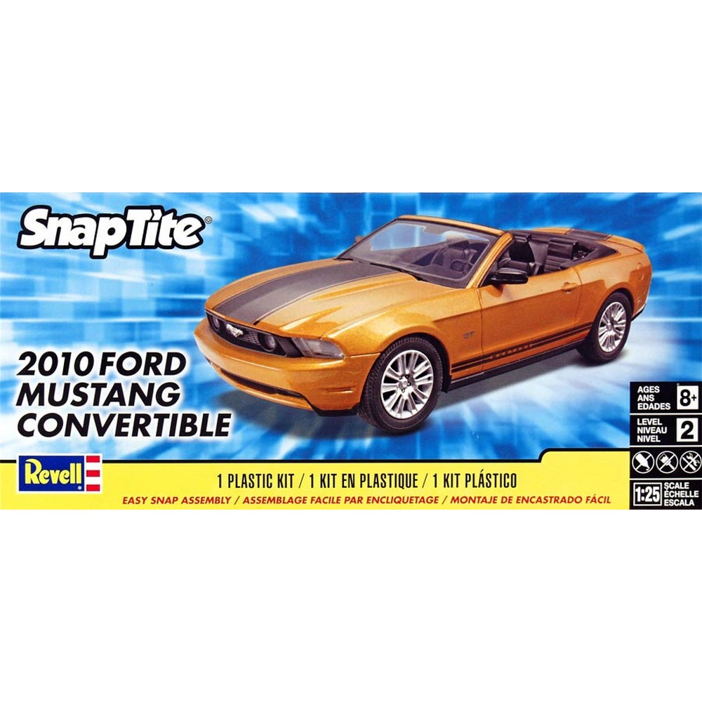 Сборная модель Revell 11963 Кабриолет 2010 Ford Mustang Convertible, 1:25 11963 100029337811