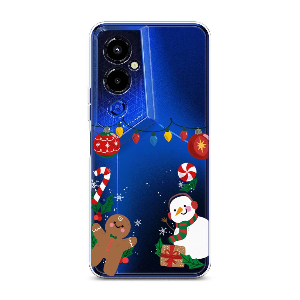 

Чехол для Tecno Pova 4 Pro "Новогоднее настроение", Коричневый;красный;зеленый, 302650-5