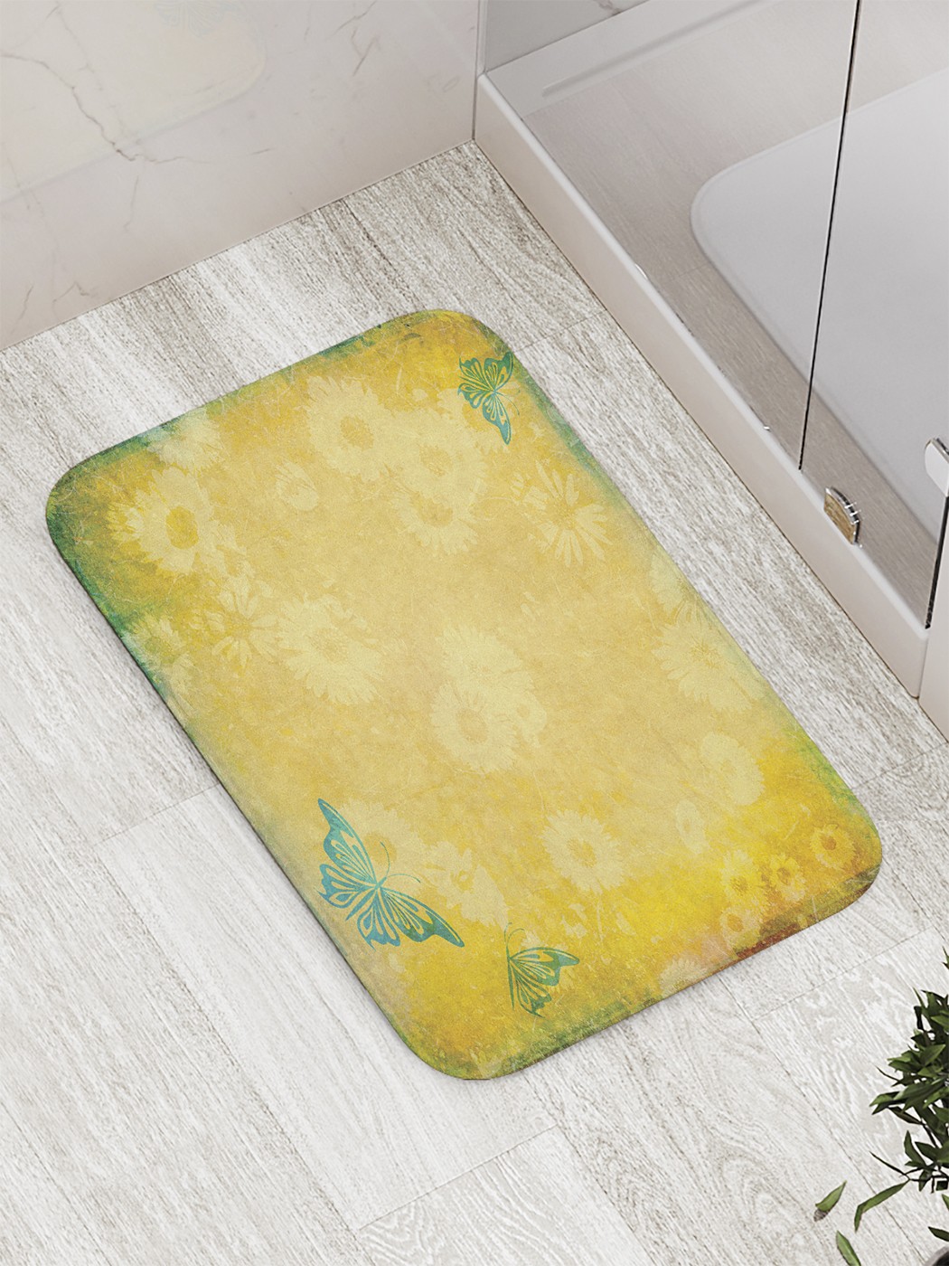

Коврик противоскользящий для ванной, сауны, бассейна, 77х52 см bath_60103 JoyArty