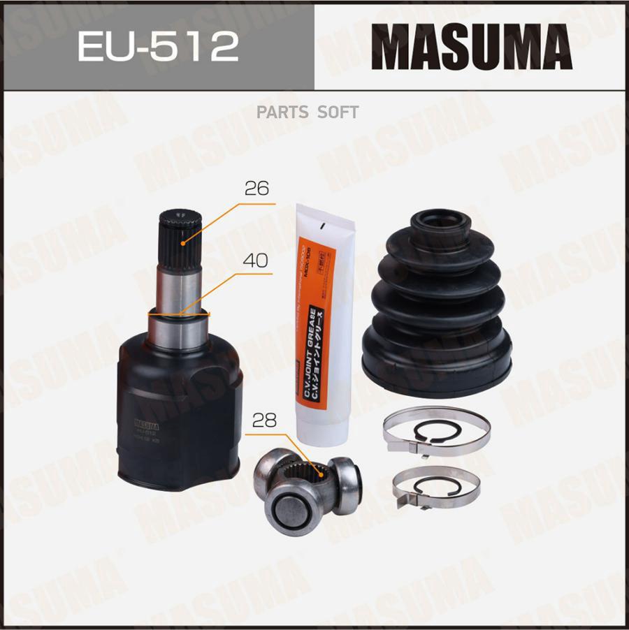 

ШРУС MASUMA 28х40х26 LH (1/6)