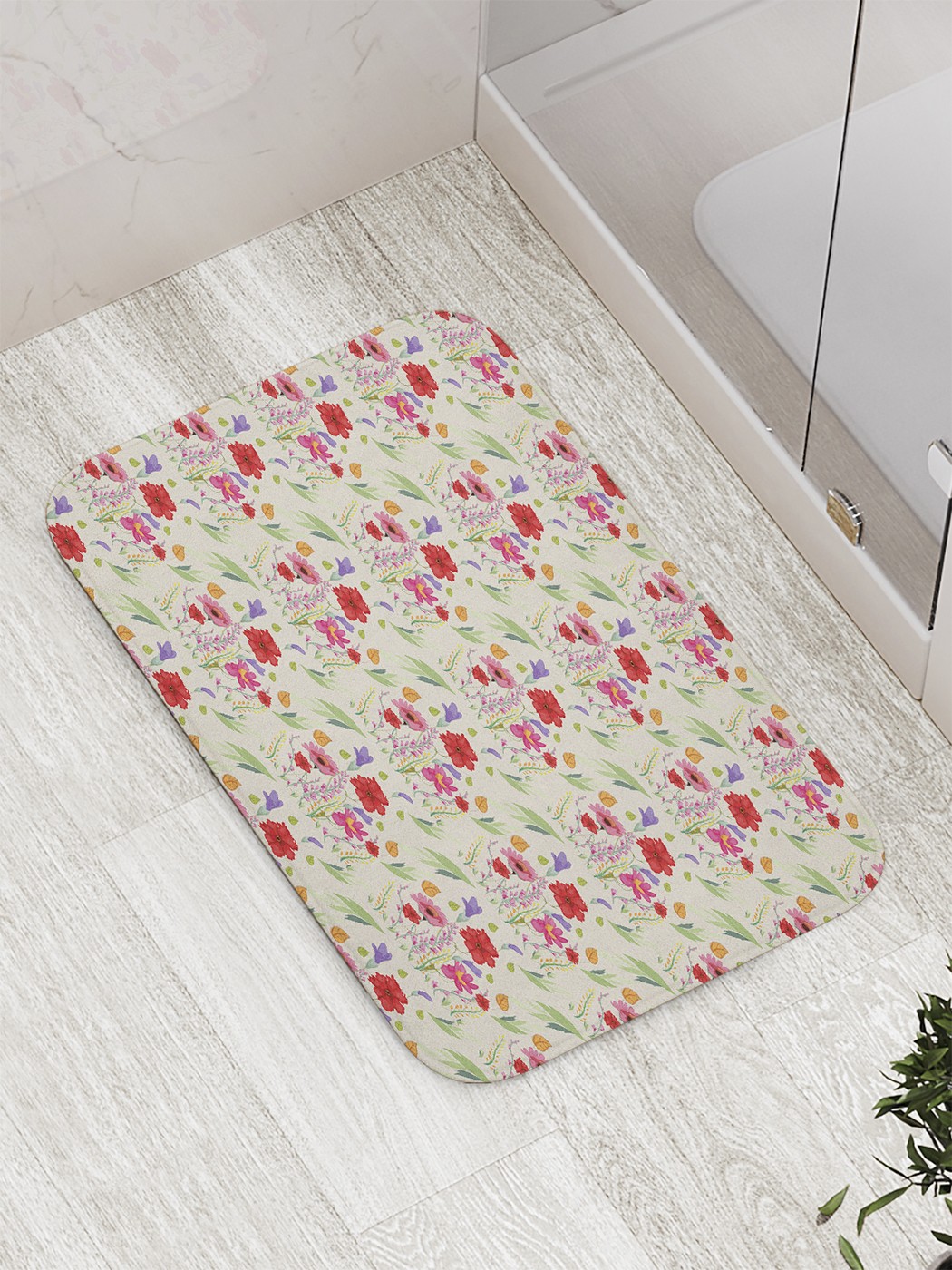 

Коврик противоскользящий для ванной, сауны, бассейна, 77х52 см bath_60029 JoyArty