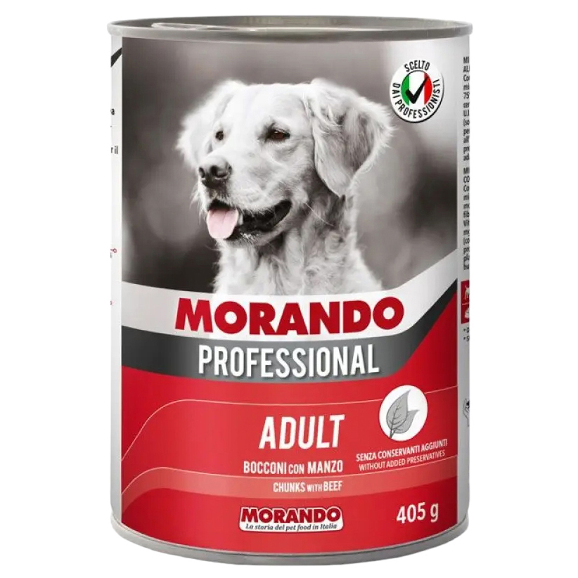 Консервы для собак Morando Professional, говядина, 405г
