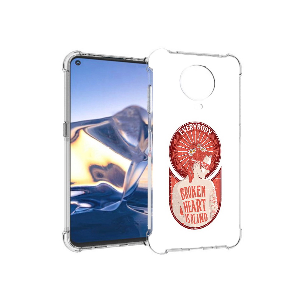 

Чехол MyPads Tocco для Nokia G10 девушка разбитое сердце (PT171673.98.310), Tocco