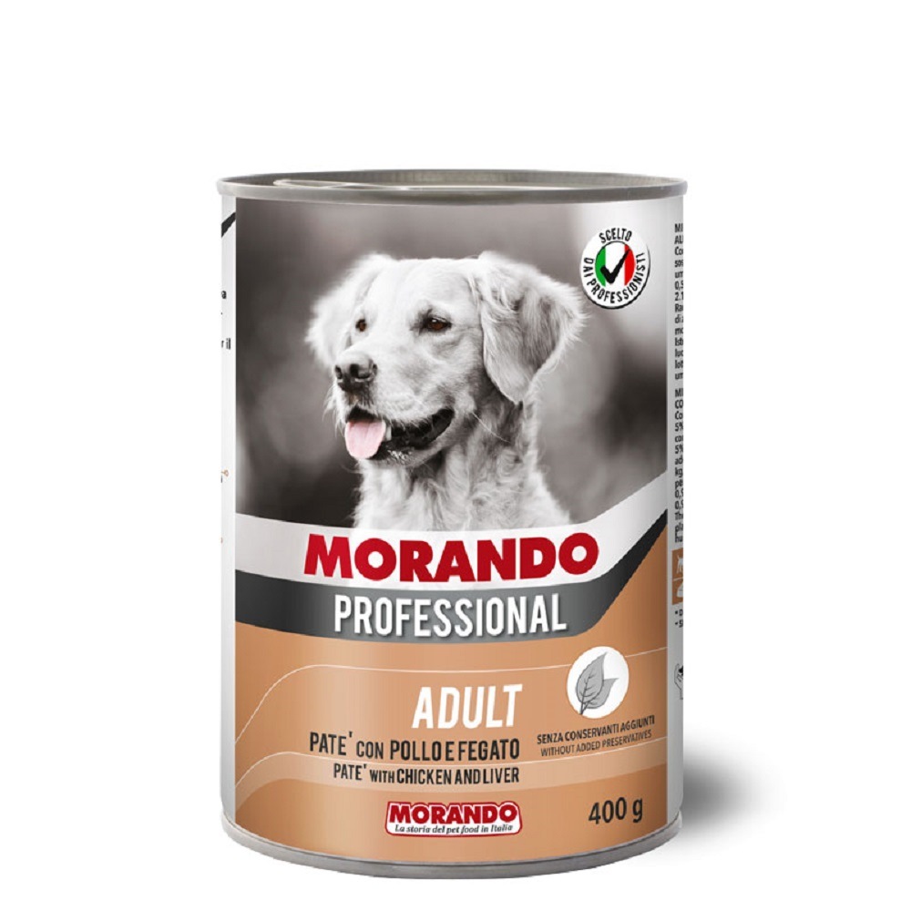 Консервы для собак Morando Professional, курицей, печень, 400г