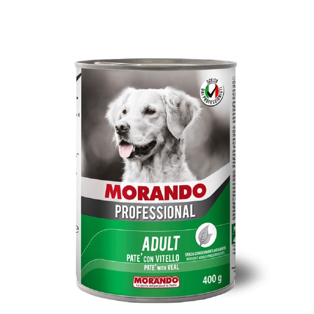 Консервы для собак Morando Professional, телятина, 400г
