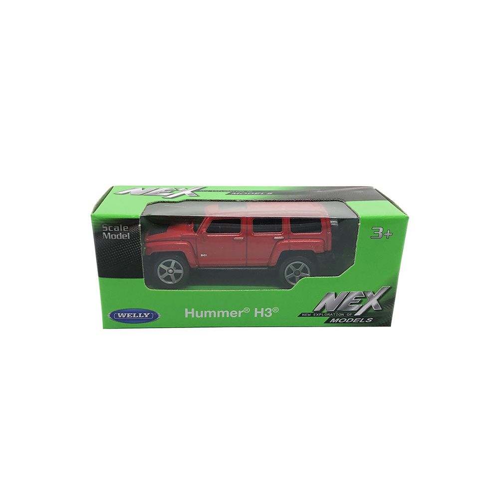 

Машинка Welly Hummer H3 красный набор 22C 52020-36WD 22C, Hummer H3 52020-36WD(22C)