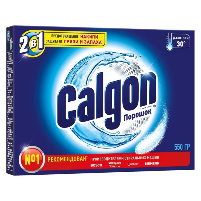 Смягчитель воды Calgon порошок, 2 в 1, 550 г