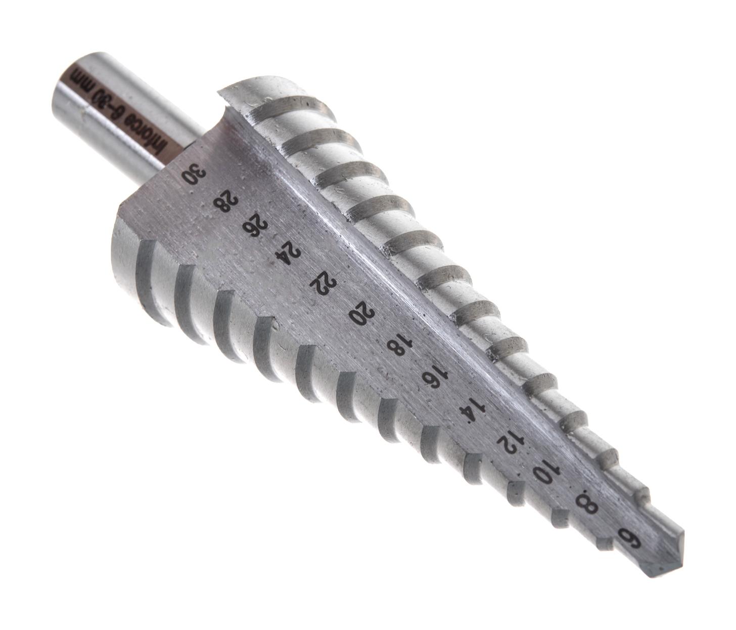 Сверло ступенчатое (6-30 мм; M42) Inforce 11-01-492 ступенчатое сверло волжский инструмент