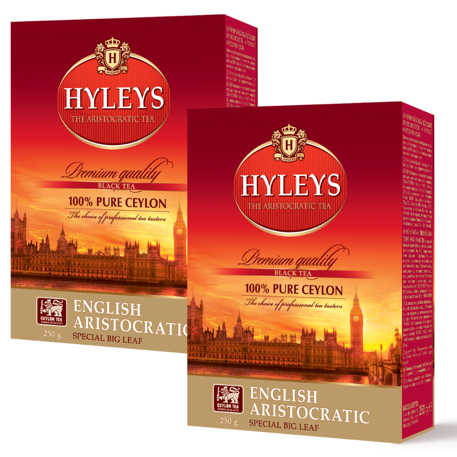 

Чай черный HYLEYS Английский Аристократ, 250 г х 2 шт