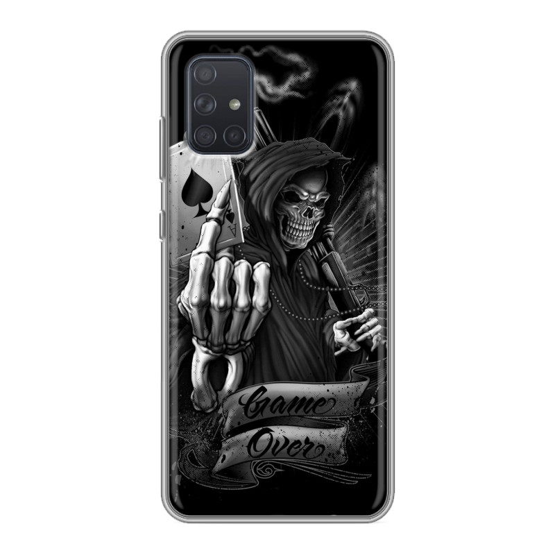 

Чехол для Samsung Galaxy A71 (SM-A715) с рисунком и защитой камеры, 73759