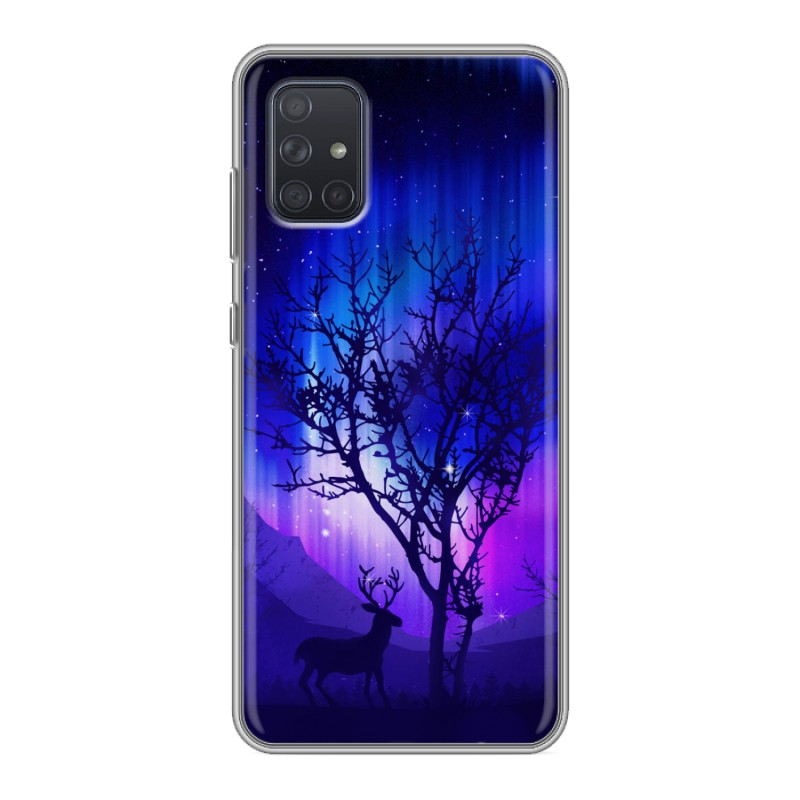 

Чехол для Samsung Galaxy A71 (SM-A715) с рисунком и защитой камеры, 73759