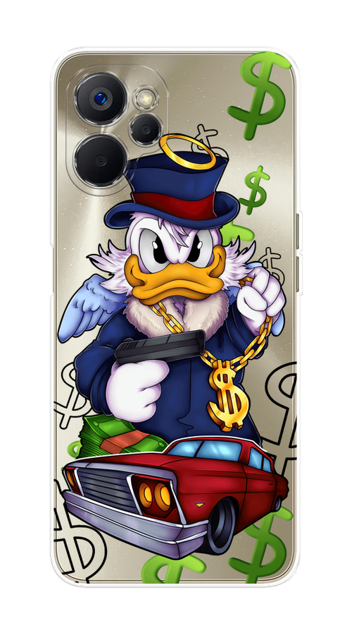 

Чехол на Realme 9i 5G/10T 5G "Scrooge McDuck with a Gold Chain", Красный;синий;белый, 2513950-6