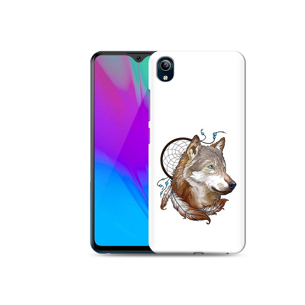 

Чехол MyPads Tocco для Vivo Y91C волк и ловец снов (PT156610.438.269), Прозрачный, Tocco