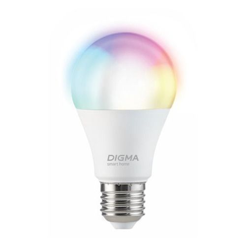 

Умная лампа Digma A1 E27 RGB 11Вт 1150lm Wi-Fi dla1e27, A1