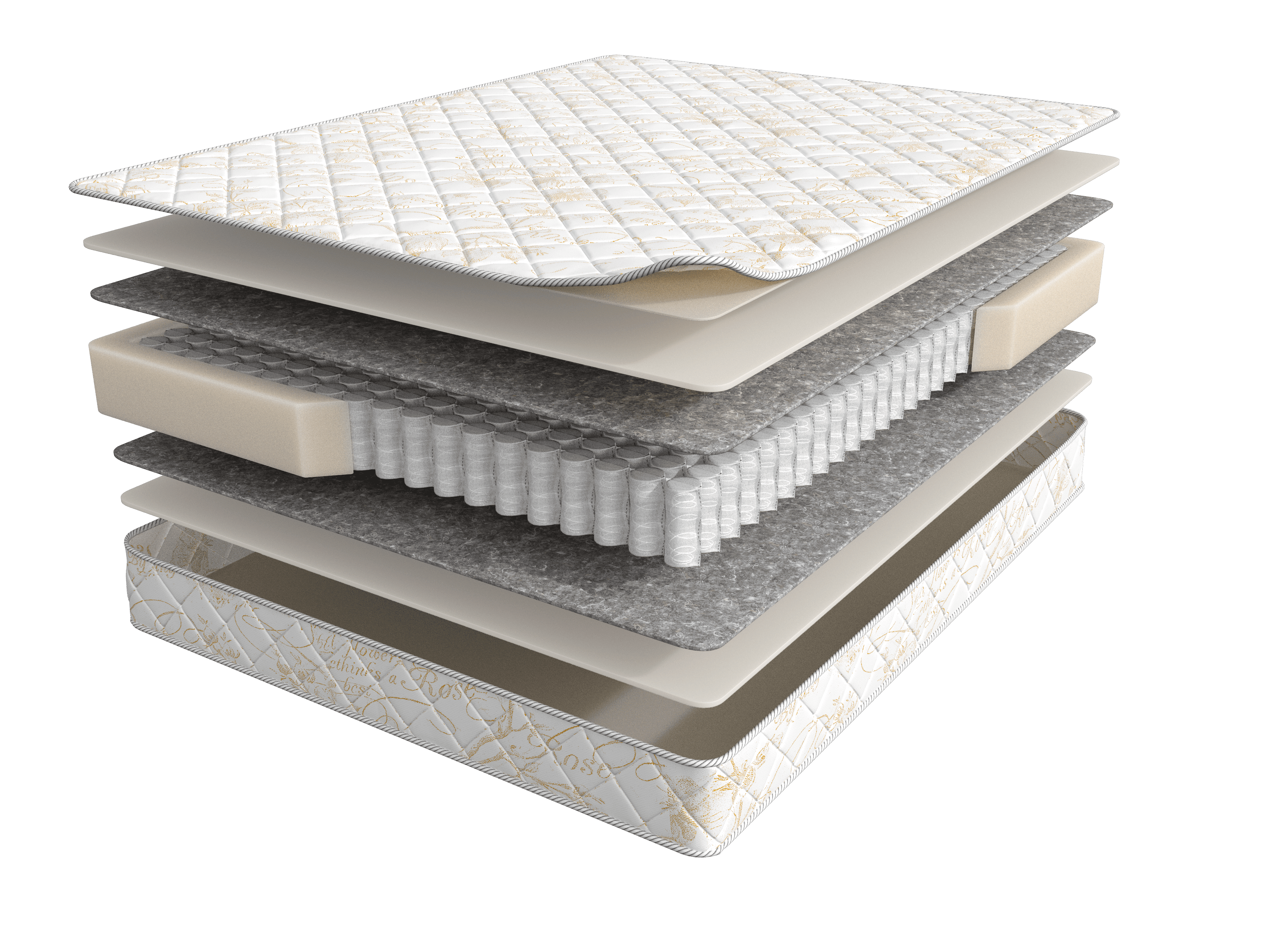 

Анатомический матрас Sleep House Cloud 120х200, Бежевый, Cloud
