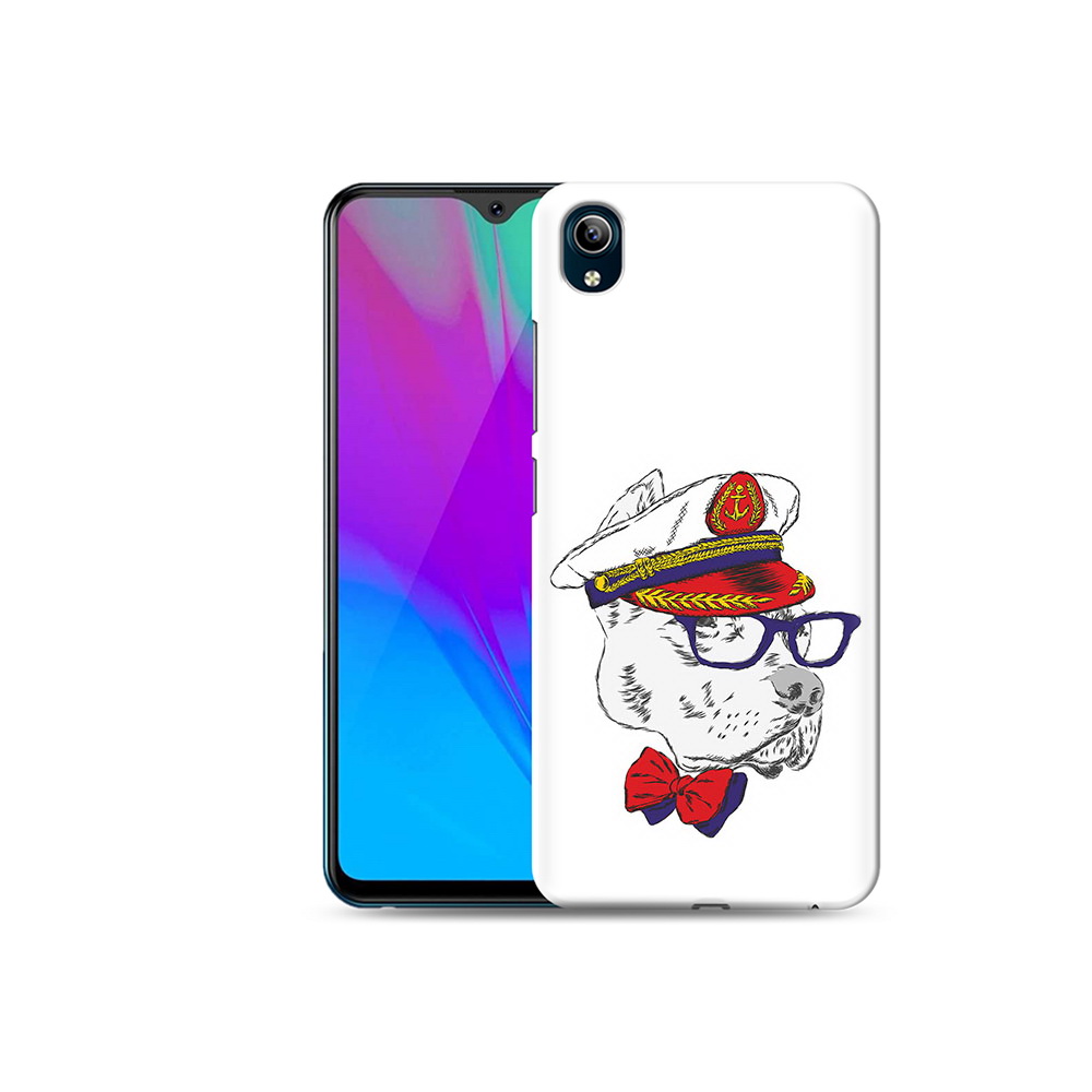 

Чехол MyPads Tocco для Vivo Y91C бульдог (PT156610.438.251), Прозрачный, Tocco