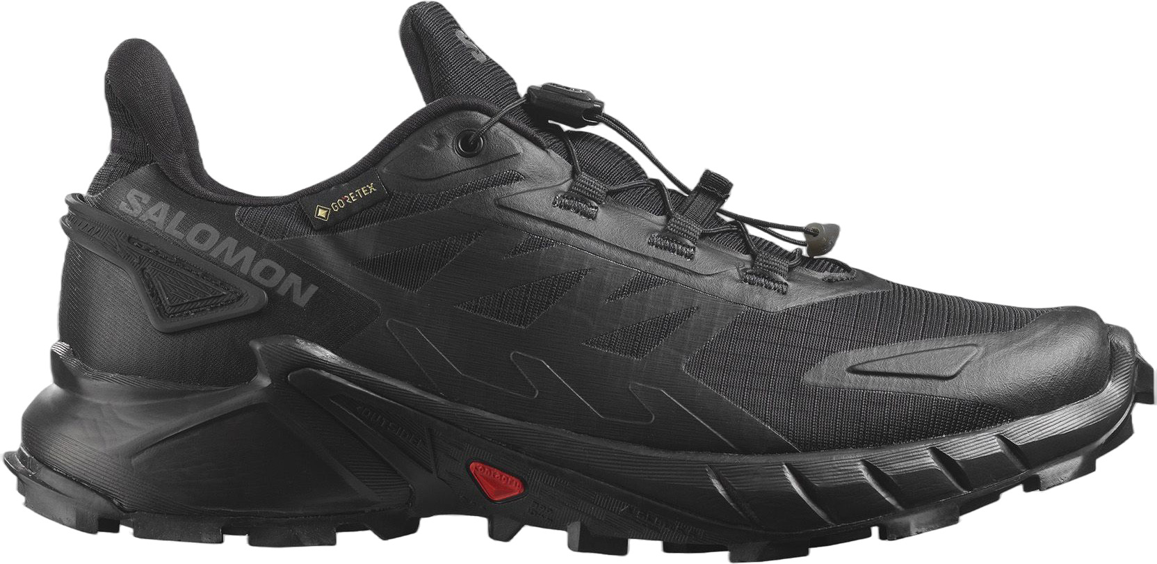 

Кроссовки женские Salomon Supercross 4 GTX W черные 8 UK, Черный, Supercross 4 GTX W