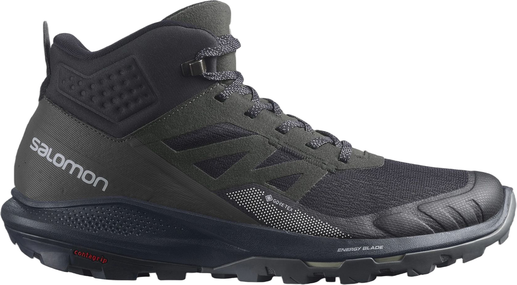 

Ботинки мужские Salomon Shoes Outpulse Mid GTX черные 10.5 UK, Черный, Shoes Outpulse Mid GTX