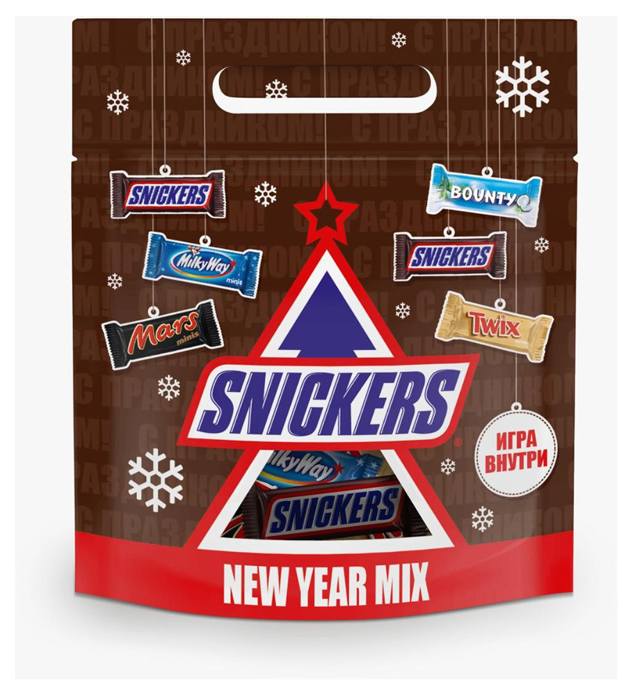 фото Батончики snickers mix minis 278 г