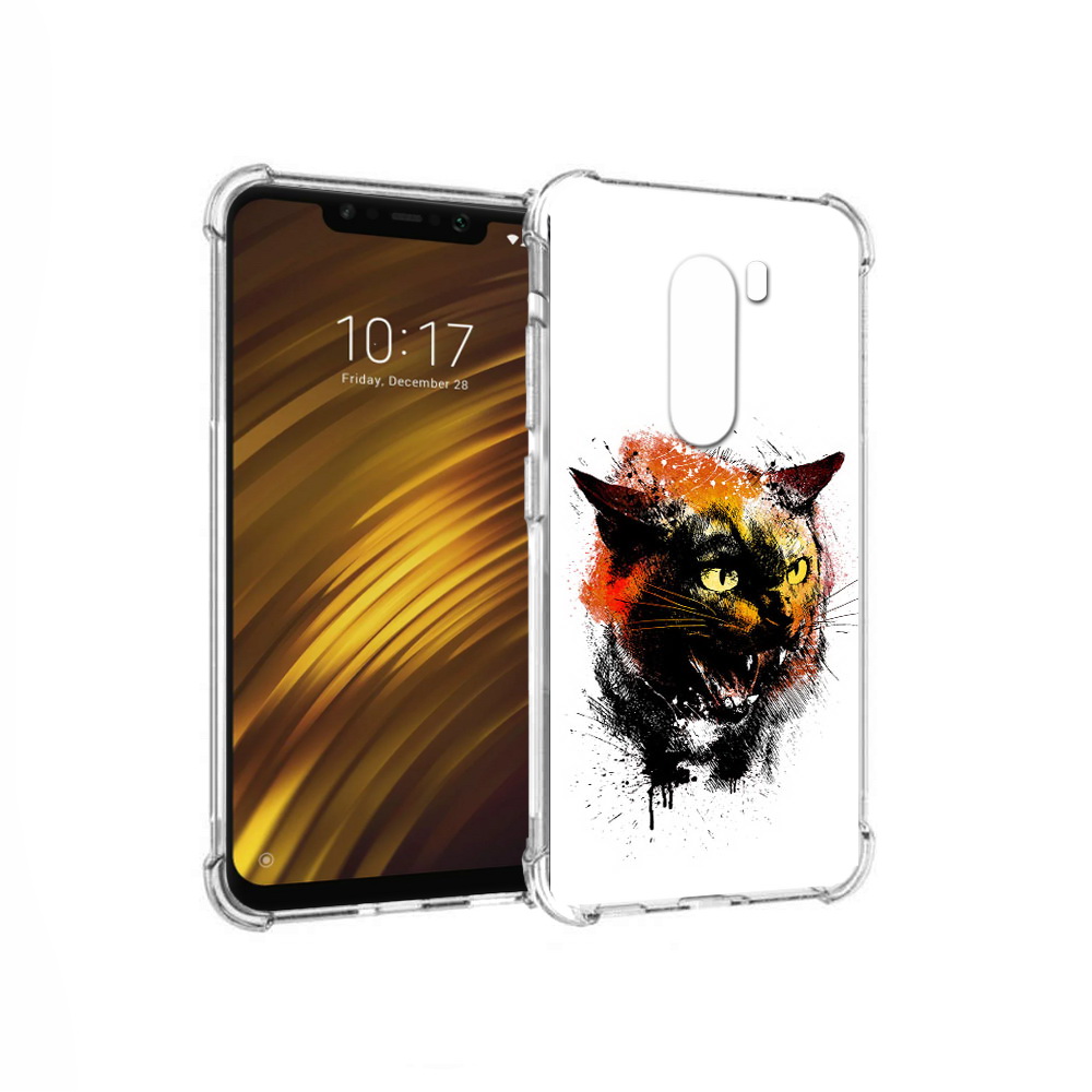 

Чехол MyPads Tocco для Xiaomi Pocophone F1 сиамский кот (PT116503.308.598), Прозрачный, Tocco