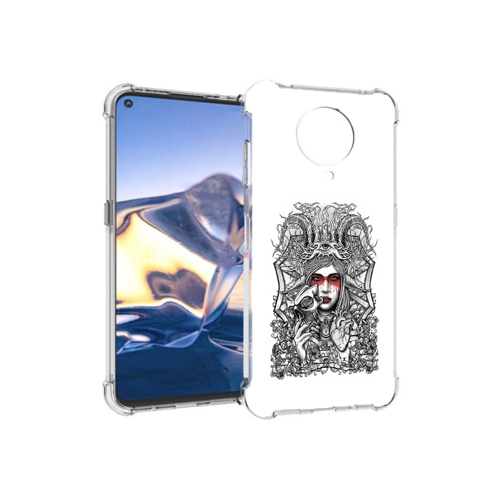 

Чехол MyPads Tocco для Nokia G10 грусная девушка (PT171673.98.302), Tocco
