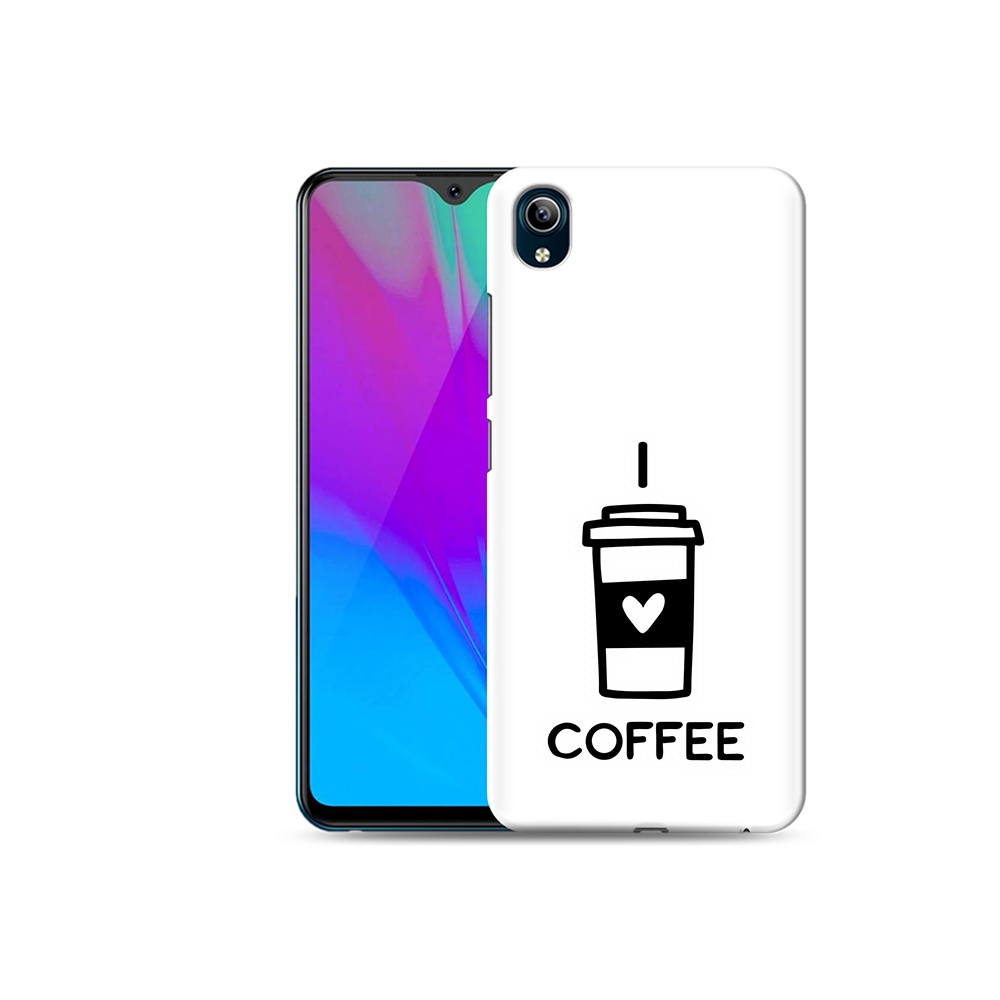 

Чехол MyPads Tocco для Vivo Y91C Я люблю кофе (PT156610.438.206), Прозрачный, Tocco