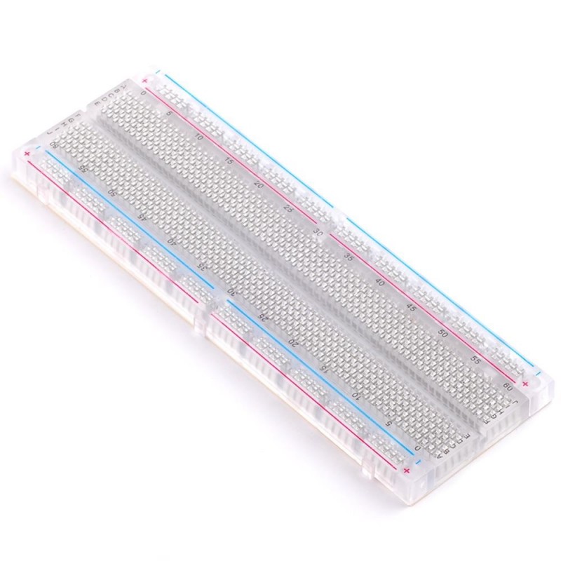 

Макетная плата Breadboard MB-102 830 точек прозрачный