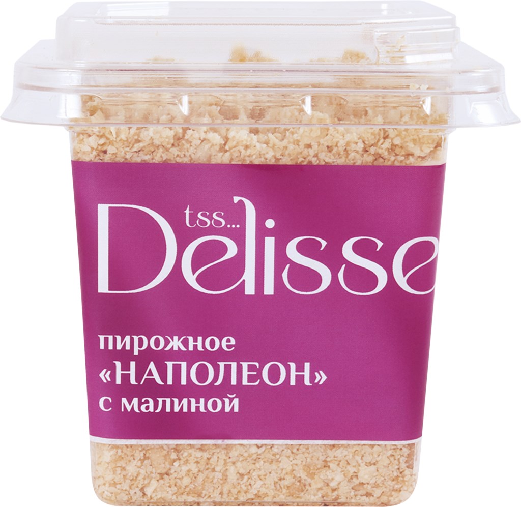 

Пирожное Delisse Наполеон с малиной 120 г