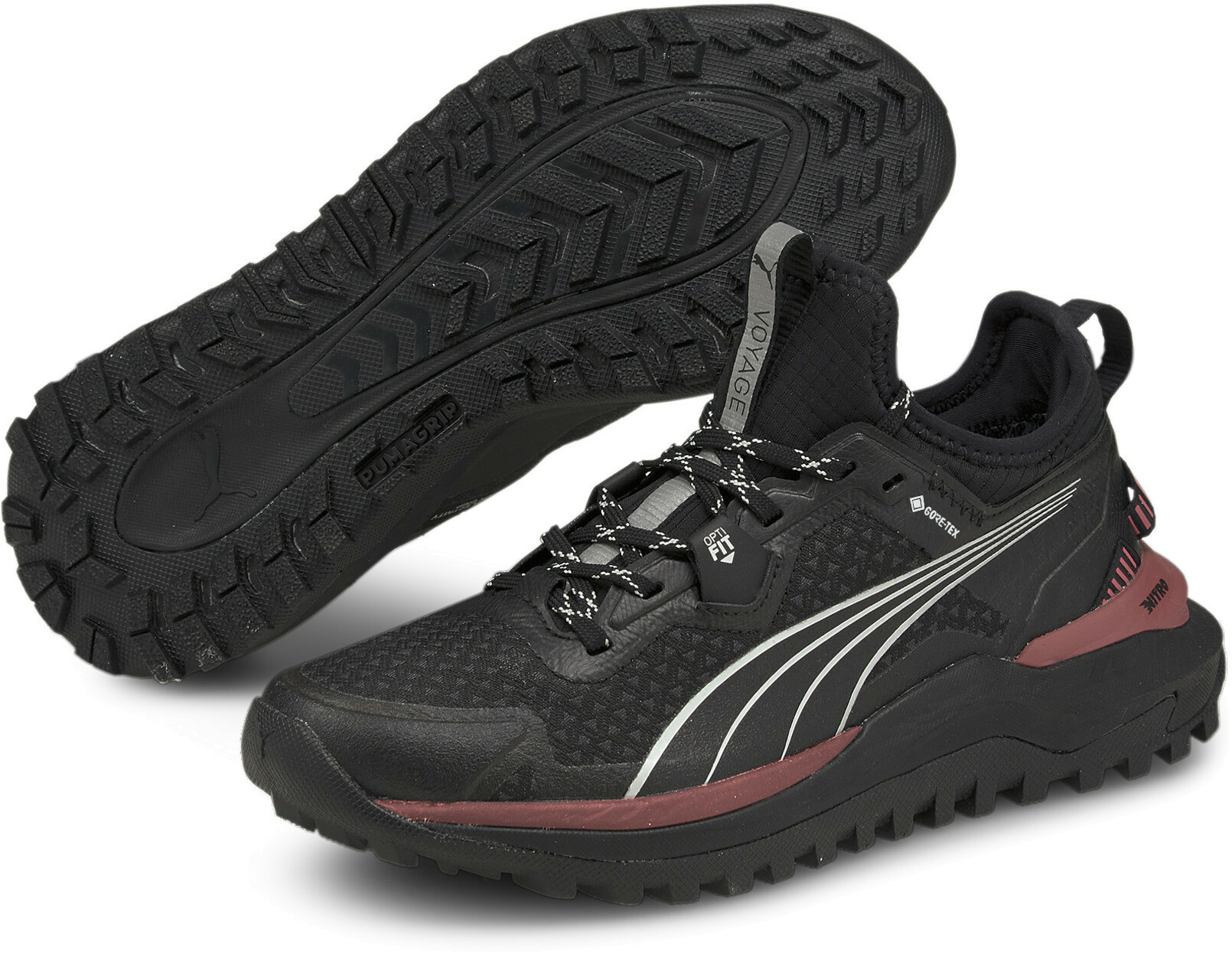 

Кроссовки женские PUMA Voyage Nitro Gtx Wns черные 7 UK, Черный, Voyage Nitro Gtx Wns