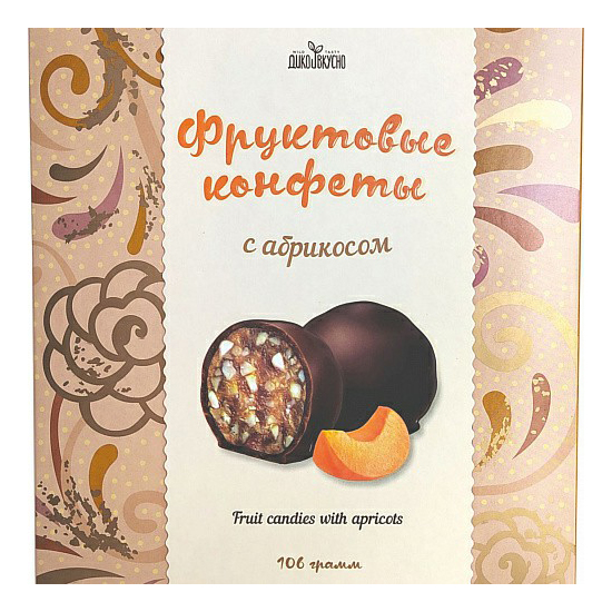 

Конфеты фруктовые Дико Вкусно с абрикосом 106 г
