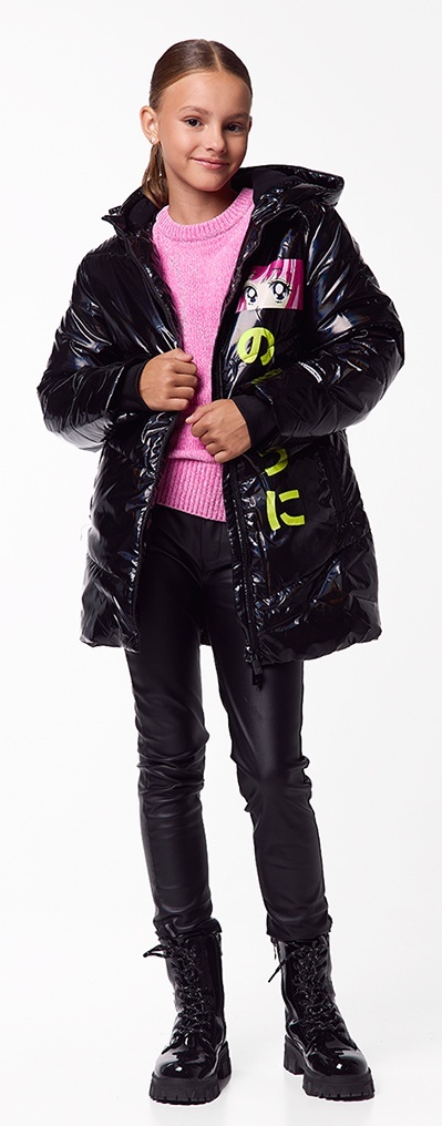 

Пальто детское Kari AW24C920, черный, 122, 236899