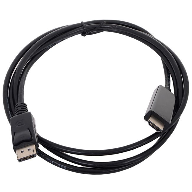 

Кабель VCOM DisplayPort - HDMI вилка-вилка 1.8м (1000524207) черный