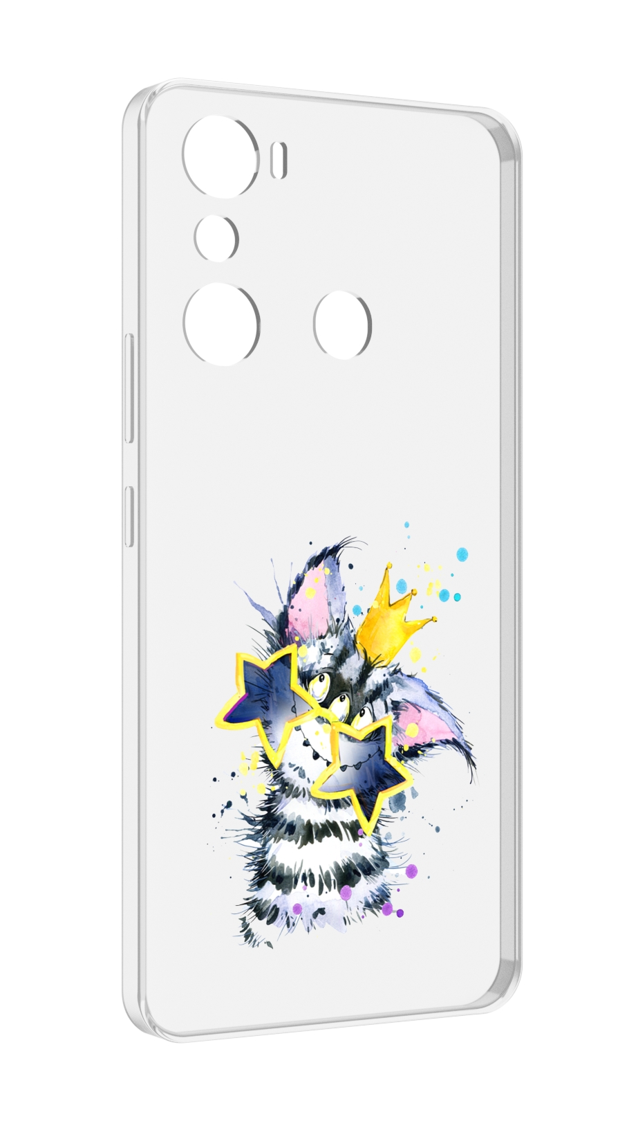 

Чехол MyPads Мартовский Нуся для Infinix Hot 20i, Прозрачный, Tocco