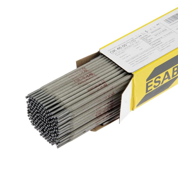 фото Электроды esab ок 46, d=3 мм, 350 мм, 5.3 кг