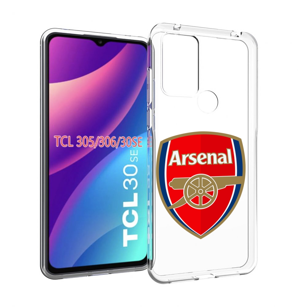 

Чехол MyPads ФК Арсенал логотип для TCL 30SE/305/306/30E, Tocco