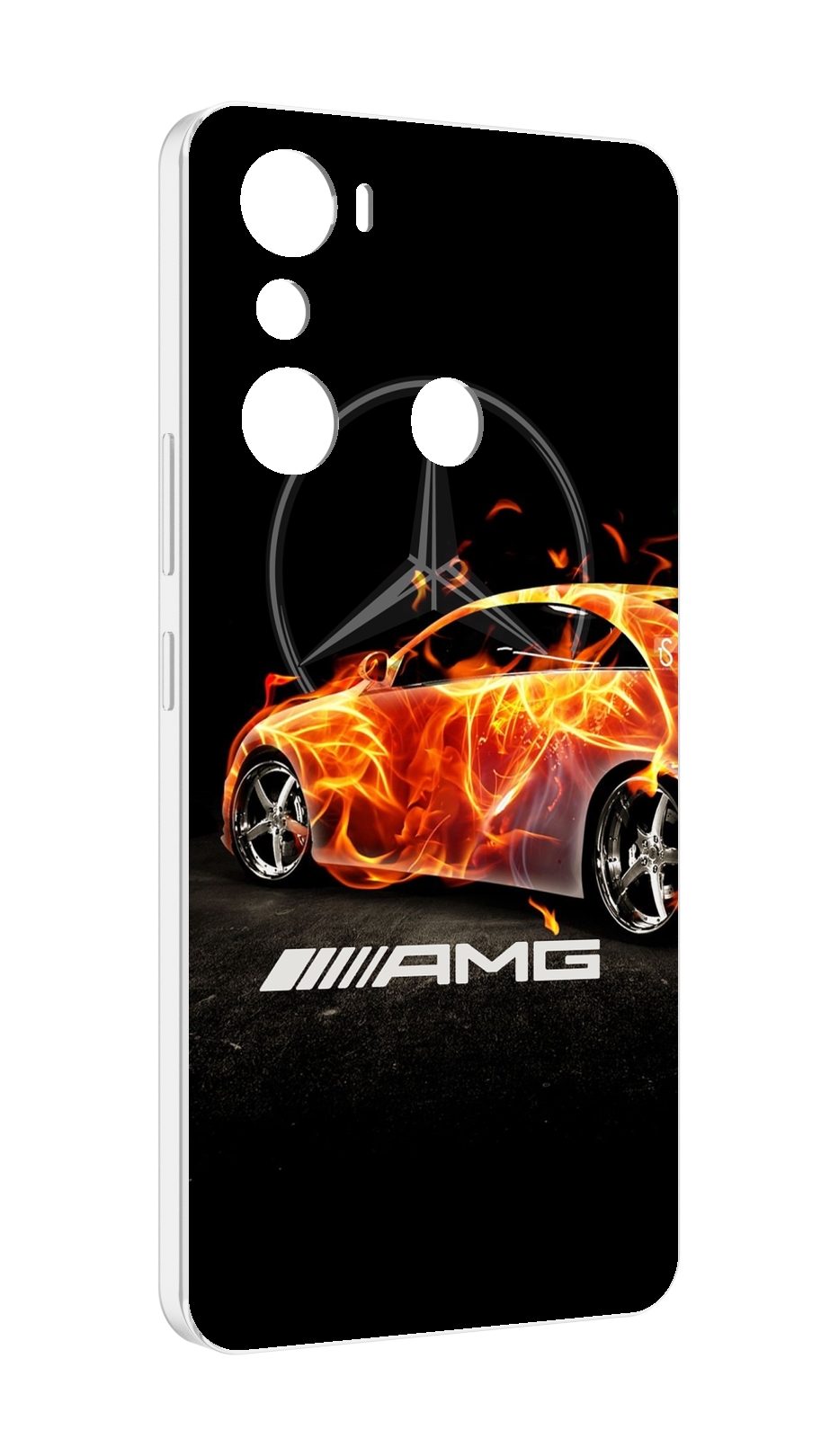 

Чехол MyPads АМГ мужской для Infinix Hot 20i, Прозрачный, Tocco
